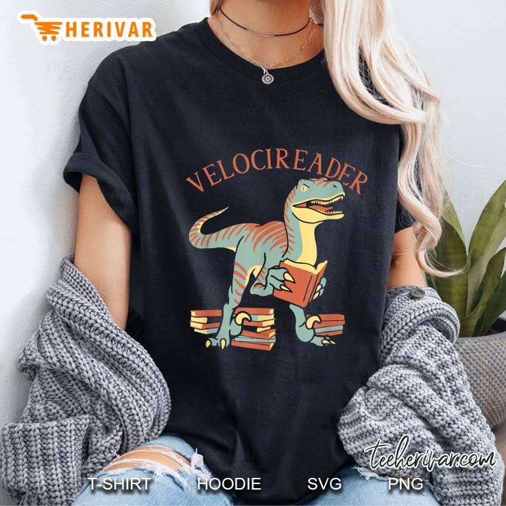 Velocireader T-Rex Reading Book Ladies Tee