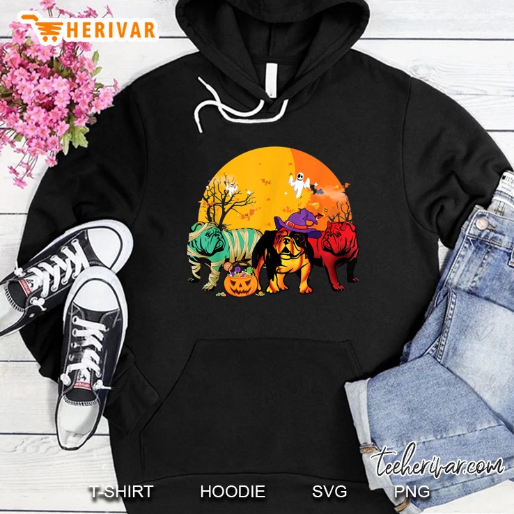 English Bulldog Halloween Hoodie