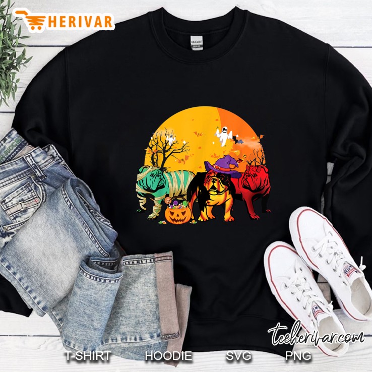English Bulldog Halloween Sweatshirt
