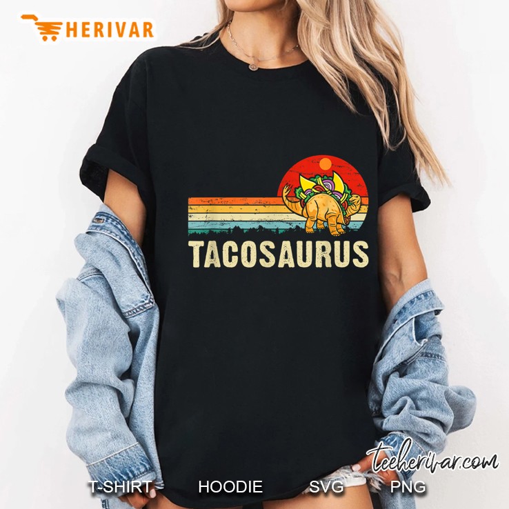 Tacosaurus Vintage Version2 Ladies Tee