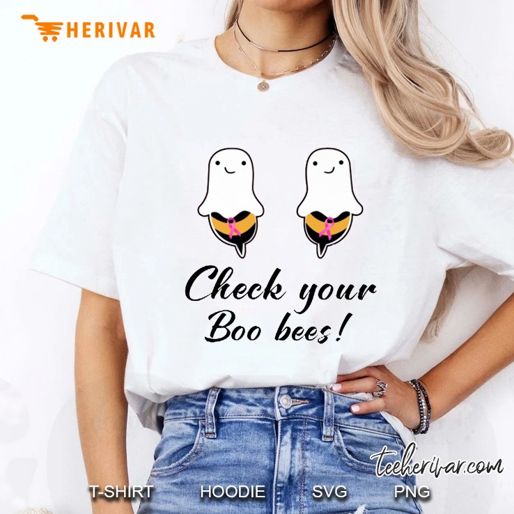 Check Your Boo Bees Halloween Ladies Tee