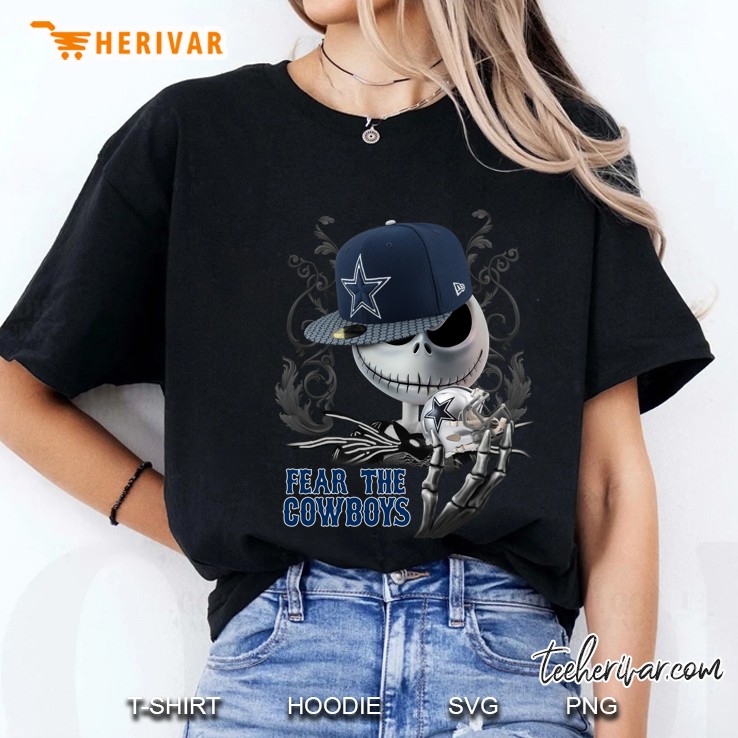 Fear The Cowboys Jack Skellington Version Ladies Tee