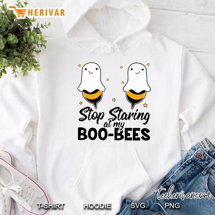 Stop Staring At My Boo Bees Halloween Hoodie