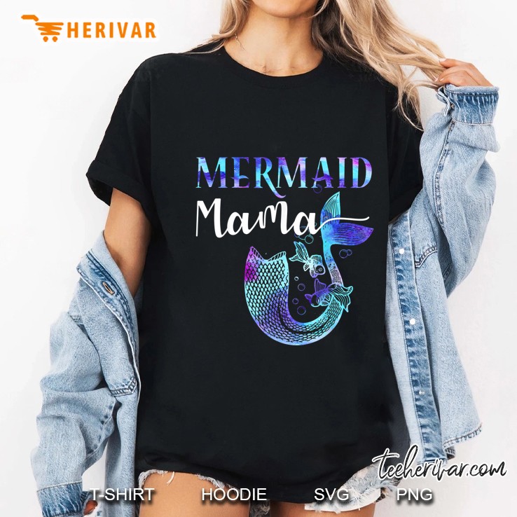 Mermaid Mama Black Version Ladies Tee