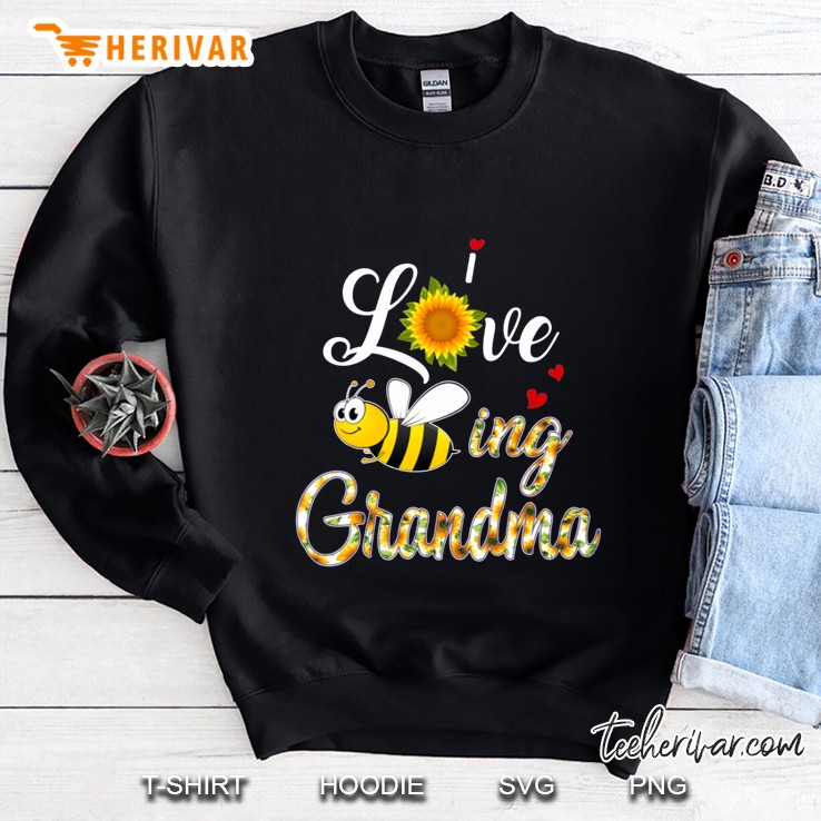 Love Bee-ing Grandma Sunflower Version Sweatshirt