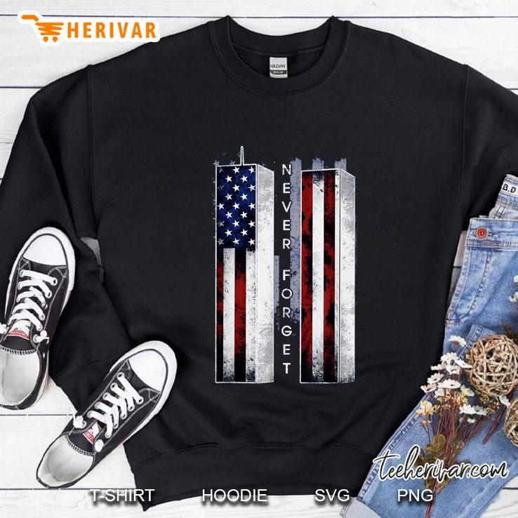 Never Forget Twin Towers Front Version Sweatshirt