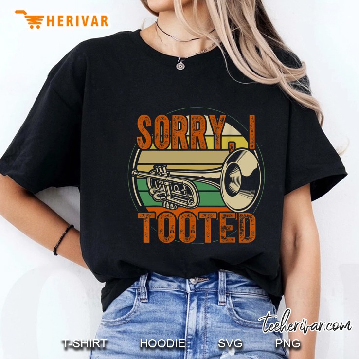Sorry Tooted Trumpet Vintage Version Ladies Tee