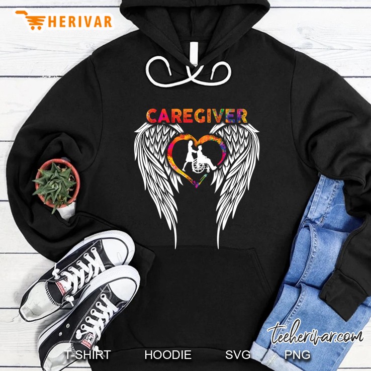 Caregiver Wings Colorful Version Hoodie