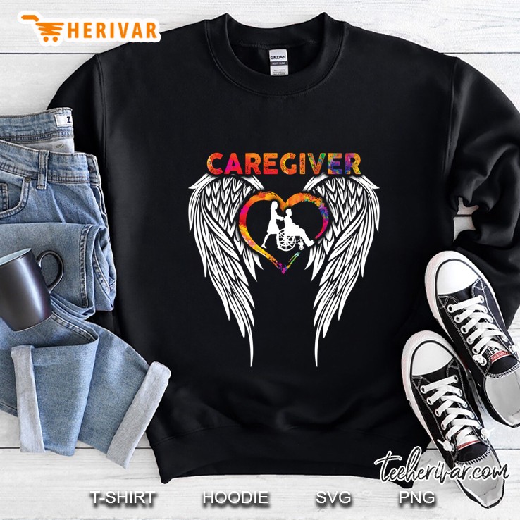 Caregiver Wings Colorful Version Sweatshirt