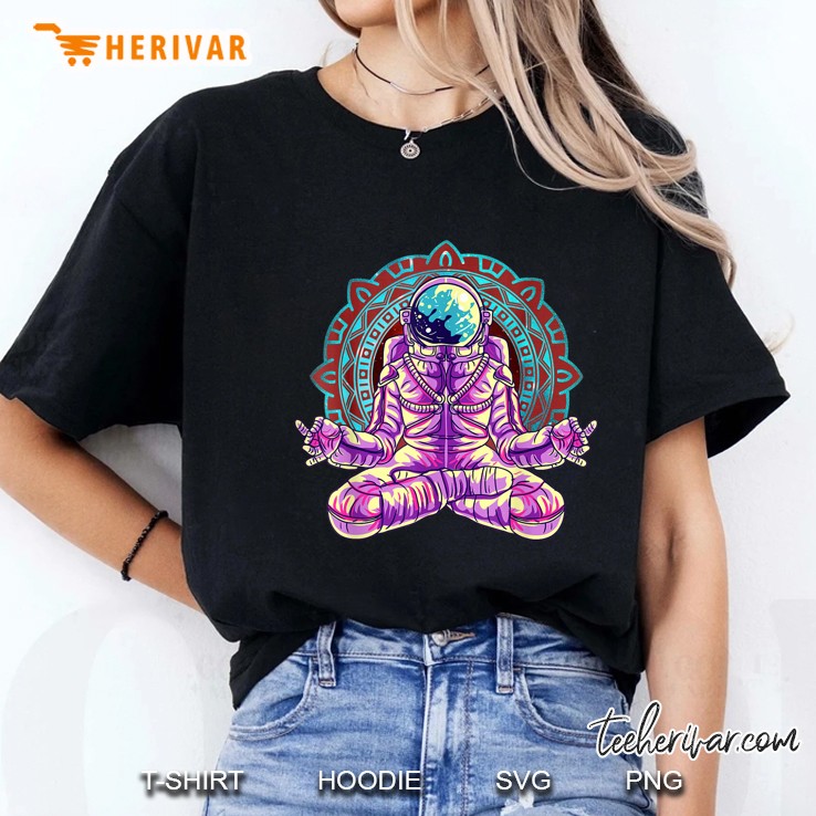 Astronaut Yoga Mandala Ladies Tee