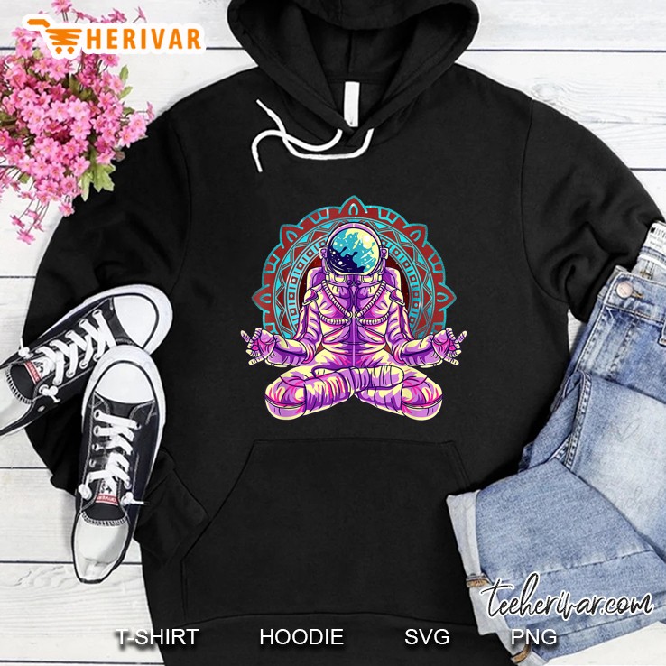 Astronaut Yoga Mandala Hoodie
