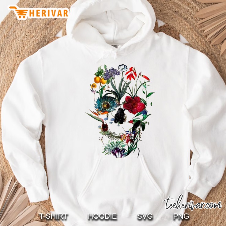 Skull Floral Art Hoodie