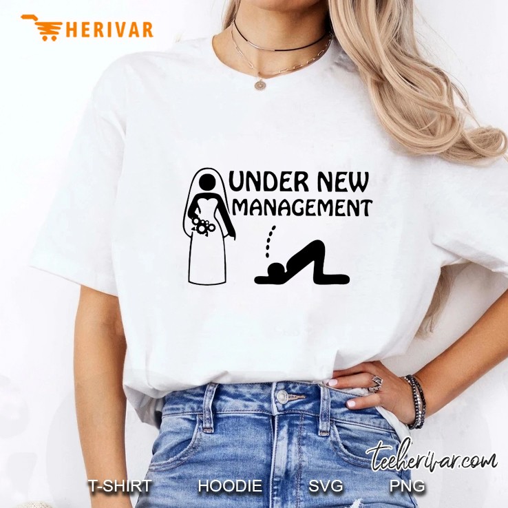 Under New Management Marriage Ladies Tee