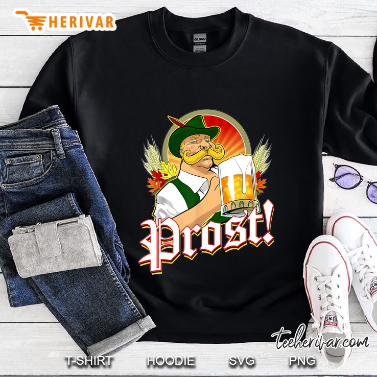 Prost German Man With Beer Mug Version Sweatshirt