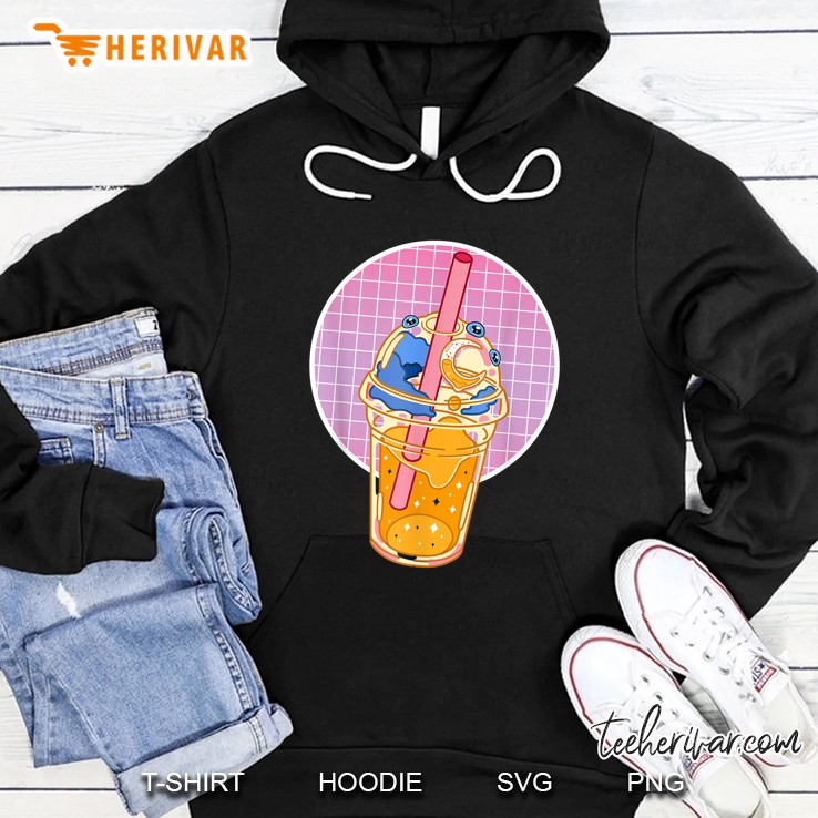 Moon Vaporwave Coffee Pastel Goth Hoodie