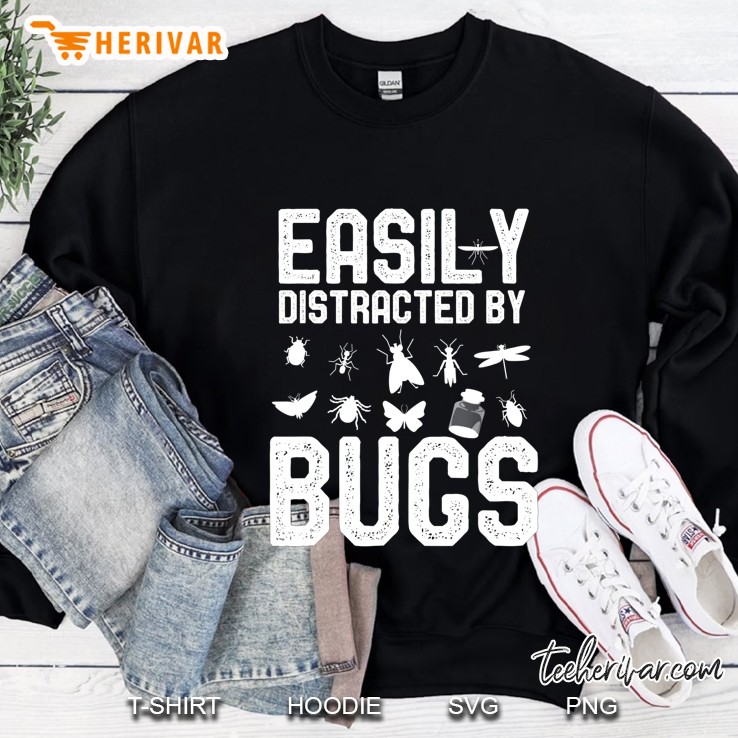 Easily Distracted By Bugs Sweatshirt
