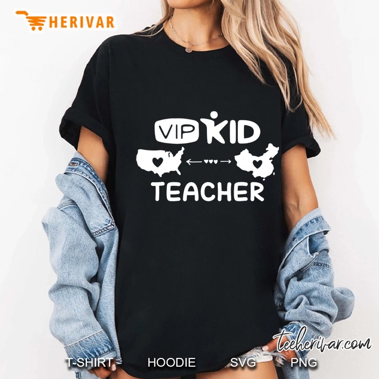 Vipkid Teacher Map Silhouette Version Ladies Tee