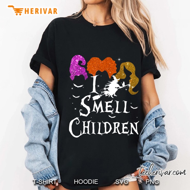 I Smell Children Hocus Pocus Glitter Version Ladies Tee