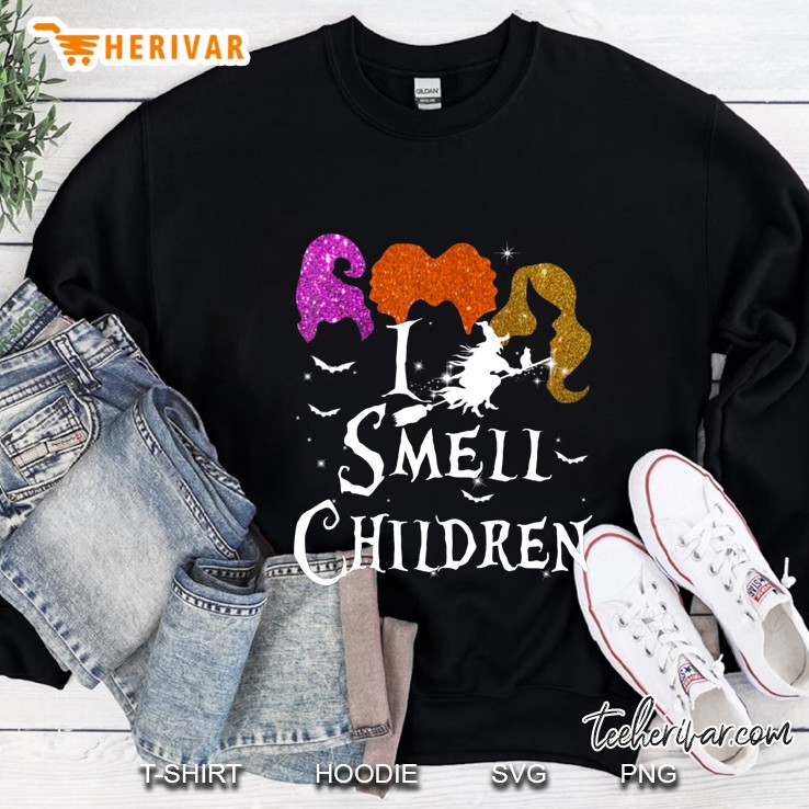 I Smell Children Hocus Pocus Glitter Version Sweatshirt