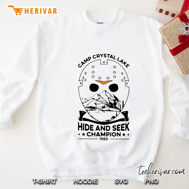Camp Crystal Lake Hide And Seek Champion 1980 Halloween Version Sweatshirt