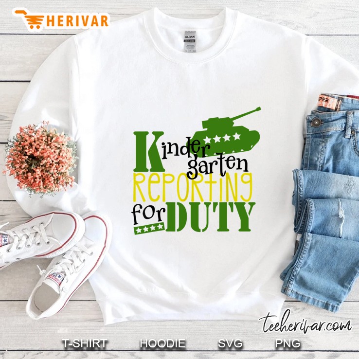 Kindergarten Reporting For Duty Tank Version Sweatshirt