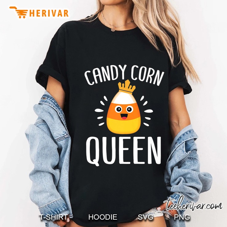 Candy Corn Queen Ladies Tee