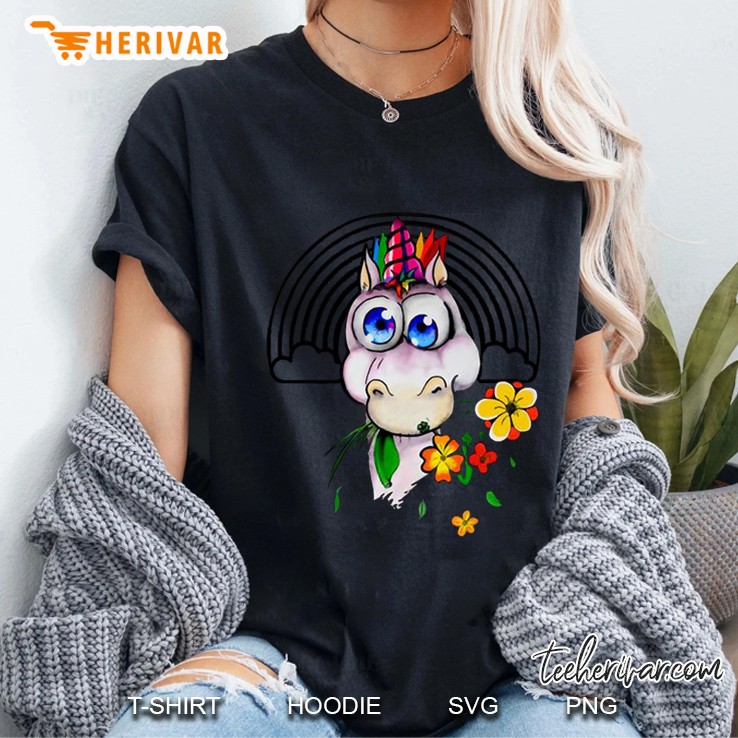 Cute Unicorn Ladies Tee