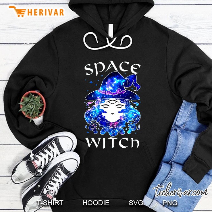 Space Witch Halloween Hoodie