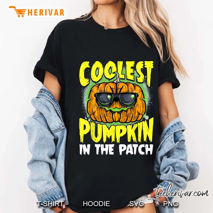 Coolest Pumpkin In The Patch Halloween Ladies Tee