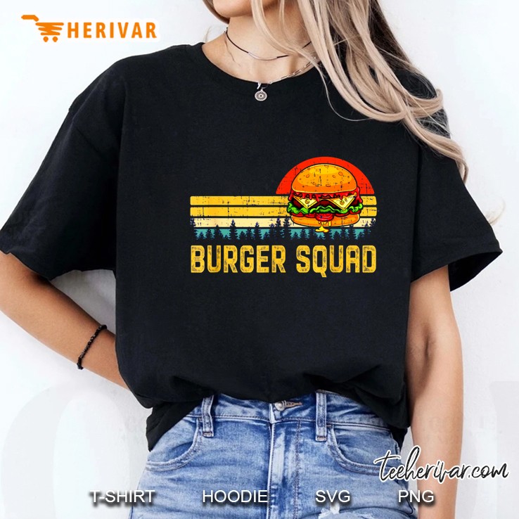 Burger Squad Vintage Version Ladies Tee