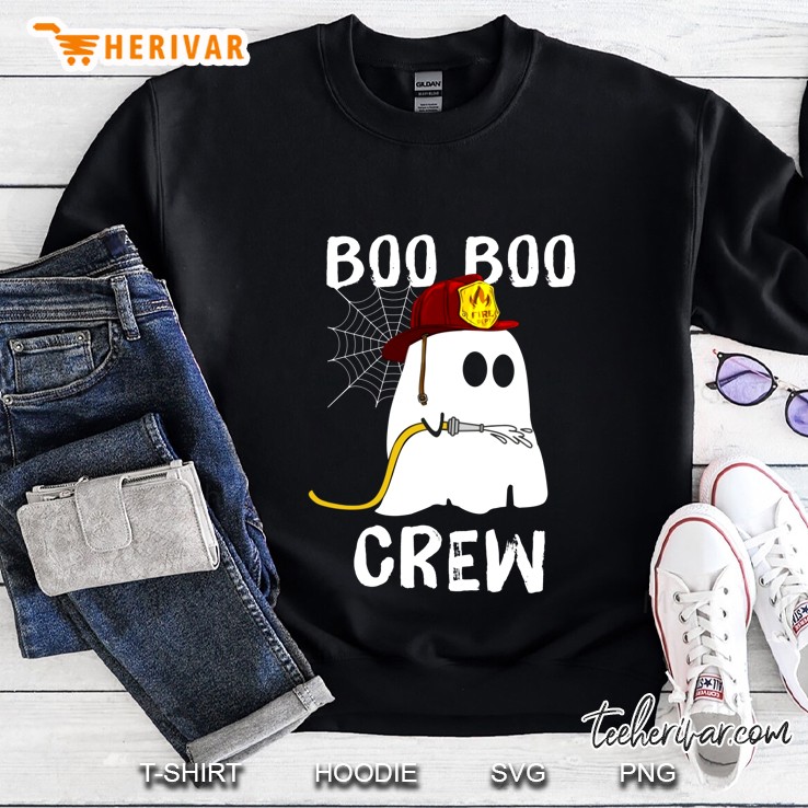 Boo Boo Crew Firefighter Halloween Version2 Sweatshirt