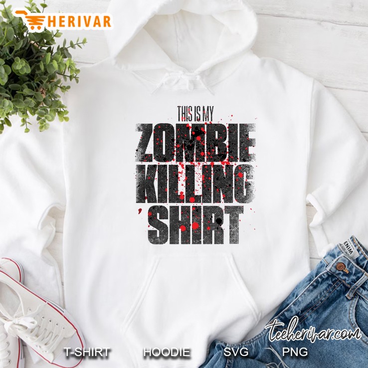 This Is My Zombie Killing Shirt Halloween Mugs