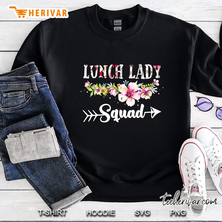 Lunch Lady Squad Floral Version Sweatshirt