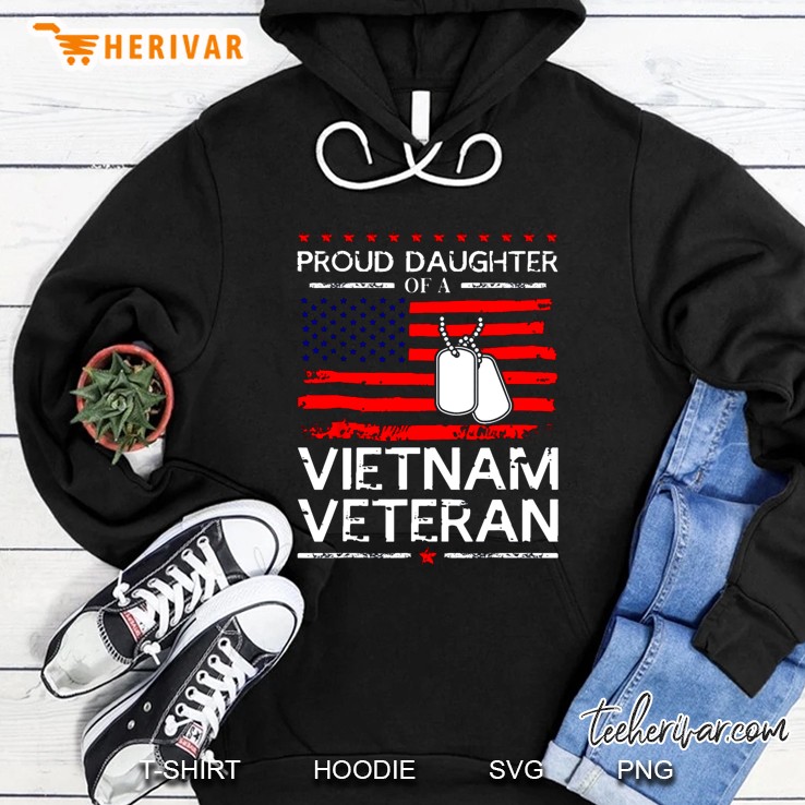 Proud Daughter Of A Vietnam Veteran Hoodie