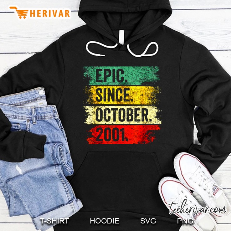 Epic Since October 2001 Vintage Version Hoodie
