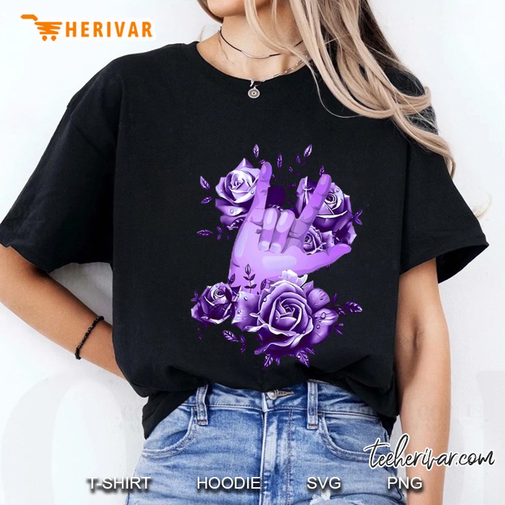 Sign Language Rose Ladies Tee