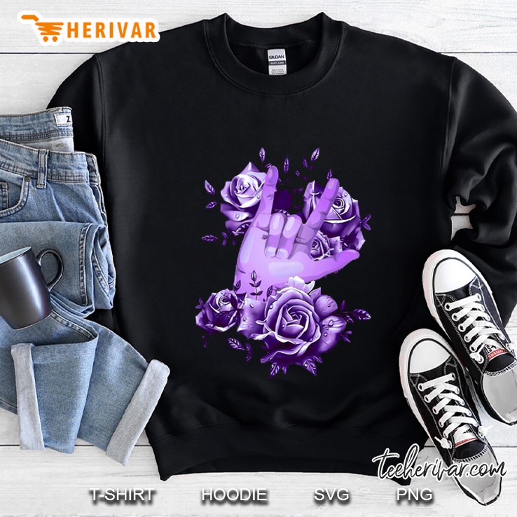 Sign Language Rose Sweatshirt
