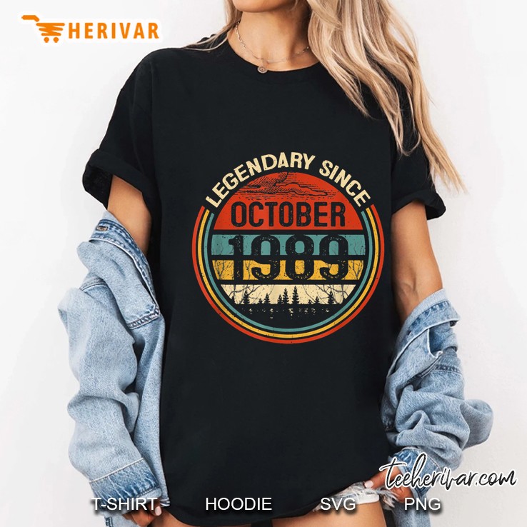 Legendary Since October 1989 Vintage Version Ladies Tee