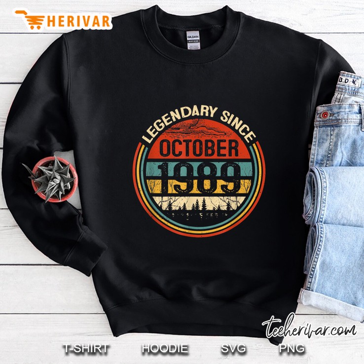 Legendary Since October 1989 Vintage Version Sweatshirt
