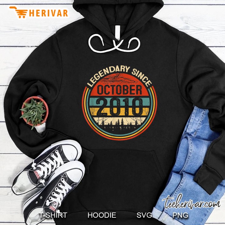Legendary Since October 2010 Vintage Version Hoodie
