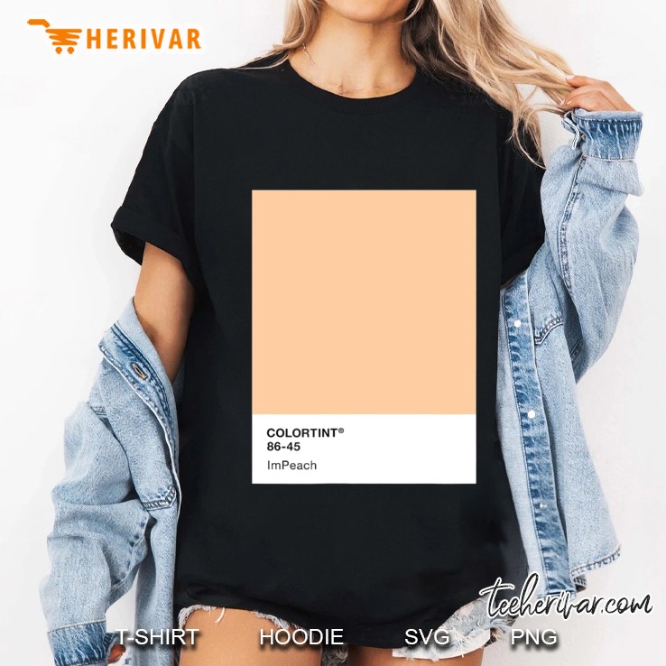 Impeach Trump 45 Colortint 86-45 Ladies Tee