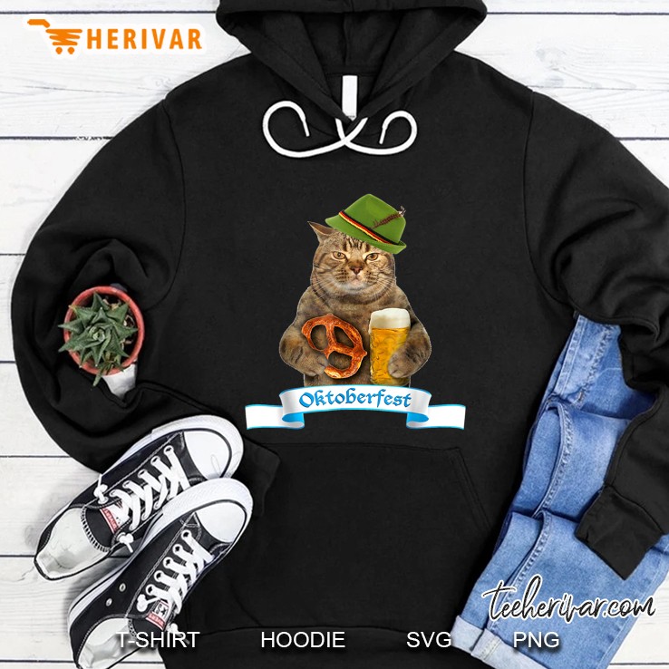 Oktoberfest Cat German Beer Hoodie