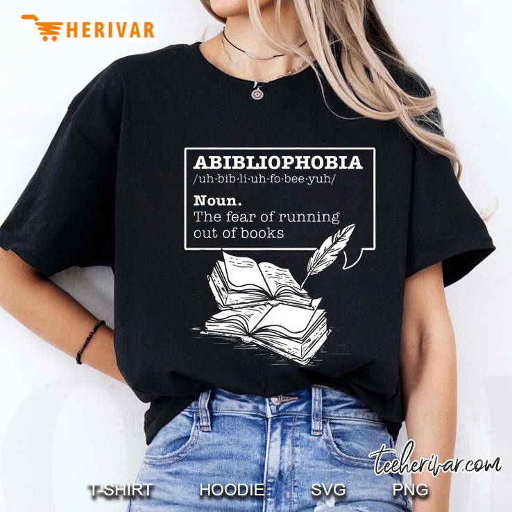 Abibliophobia The Fear Of Running Out Of Books Hoodie