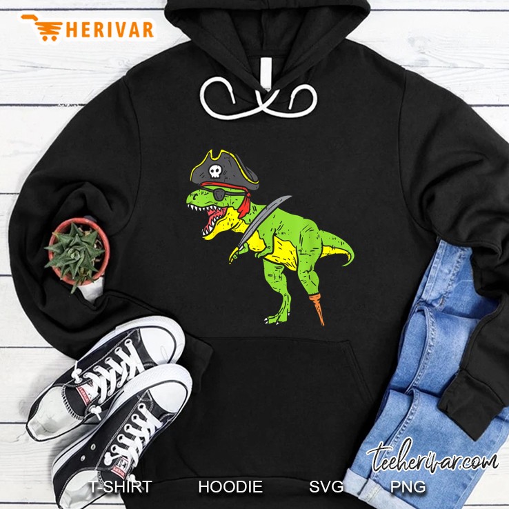 T-Rex Pirate Dinosaur Hoodie
