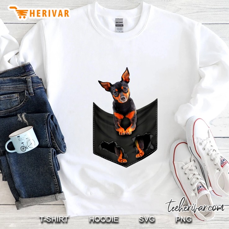 Miniature Pinscher Dog Pocket Sweatshirt