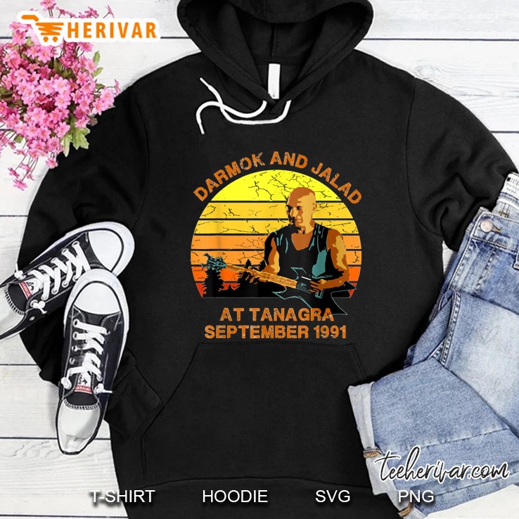 Darmok And Jalad At Tanagra September 1991 Sunset Vintage Version Hoodie