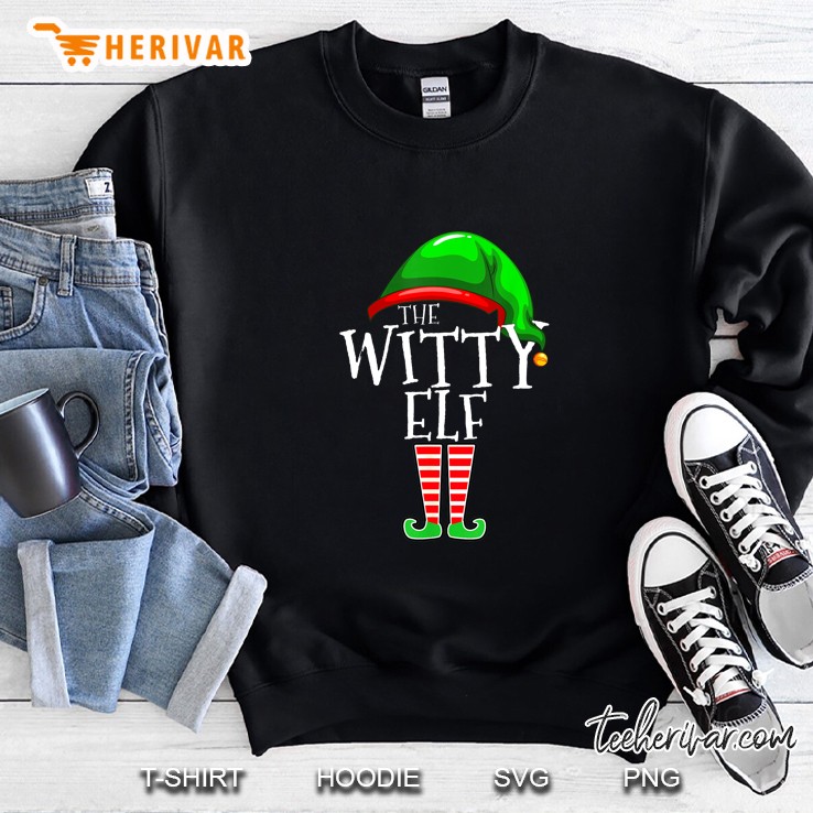 The Witty Elf Family Matching Group Sweatshirt