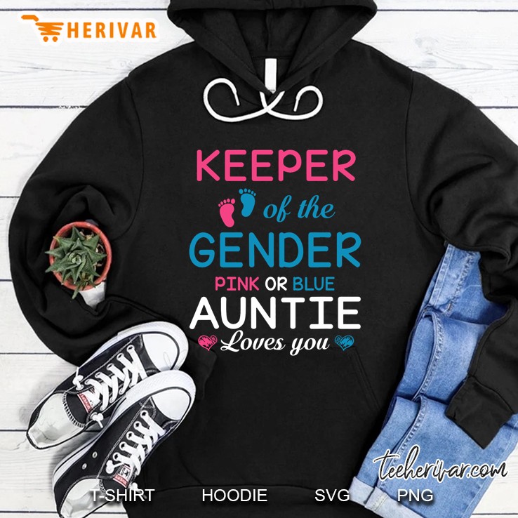 Keeper Of The Gender Pink Or Blue Auntie Loves You Mugs