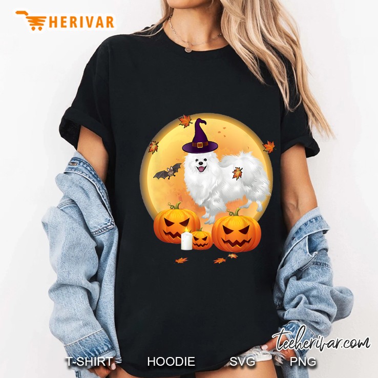 American Eskimo Dog Halloween Ladies Tee