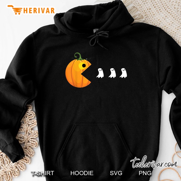 Pumpkin Pacman Halloween Hoodie